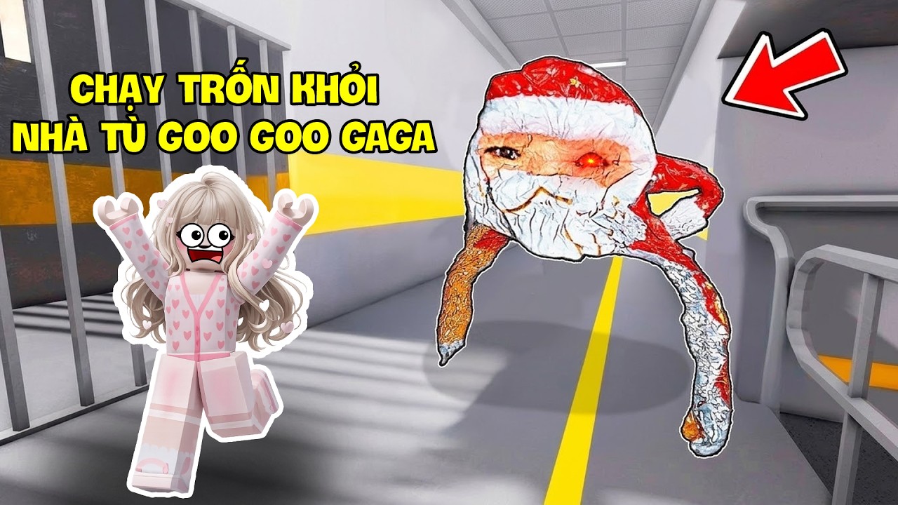 Bunny Thử Thách Trốn Thoát Khỏi Nhà Tù Ác Quỷ GOO GOO GAGA Bị Nguyền Rủa Trong ROBLOX 🎅😱