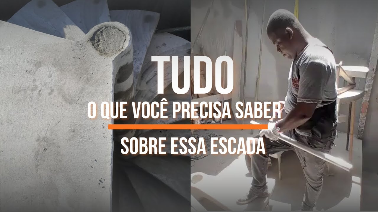 Escada Caracol Pré-Moldada 80cm | Instalação Completa no Engenho do Mato – Niterói | Escadas Inovar