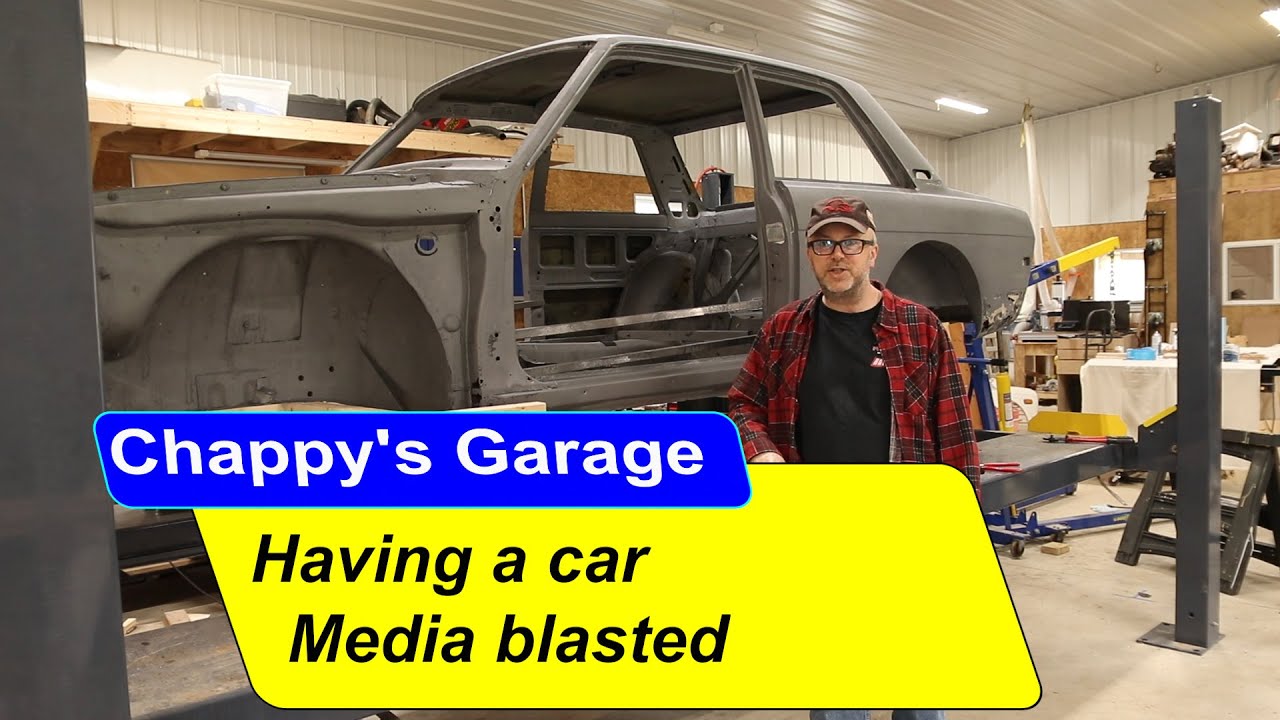 Having a car media blasted