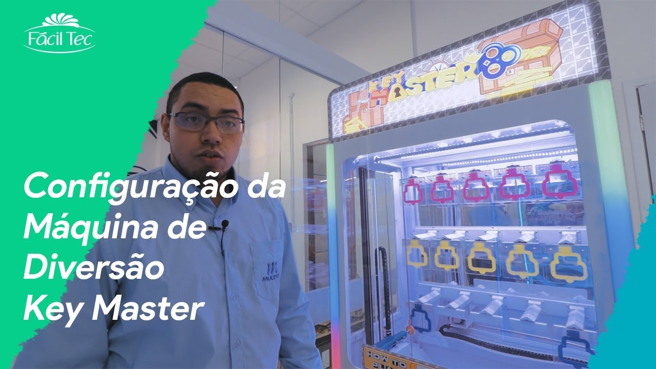 Fácil Tec | Vídeo Técnico | Configuração Máquina de Diversão Key Master