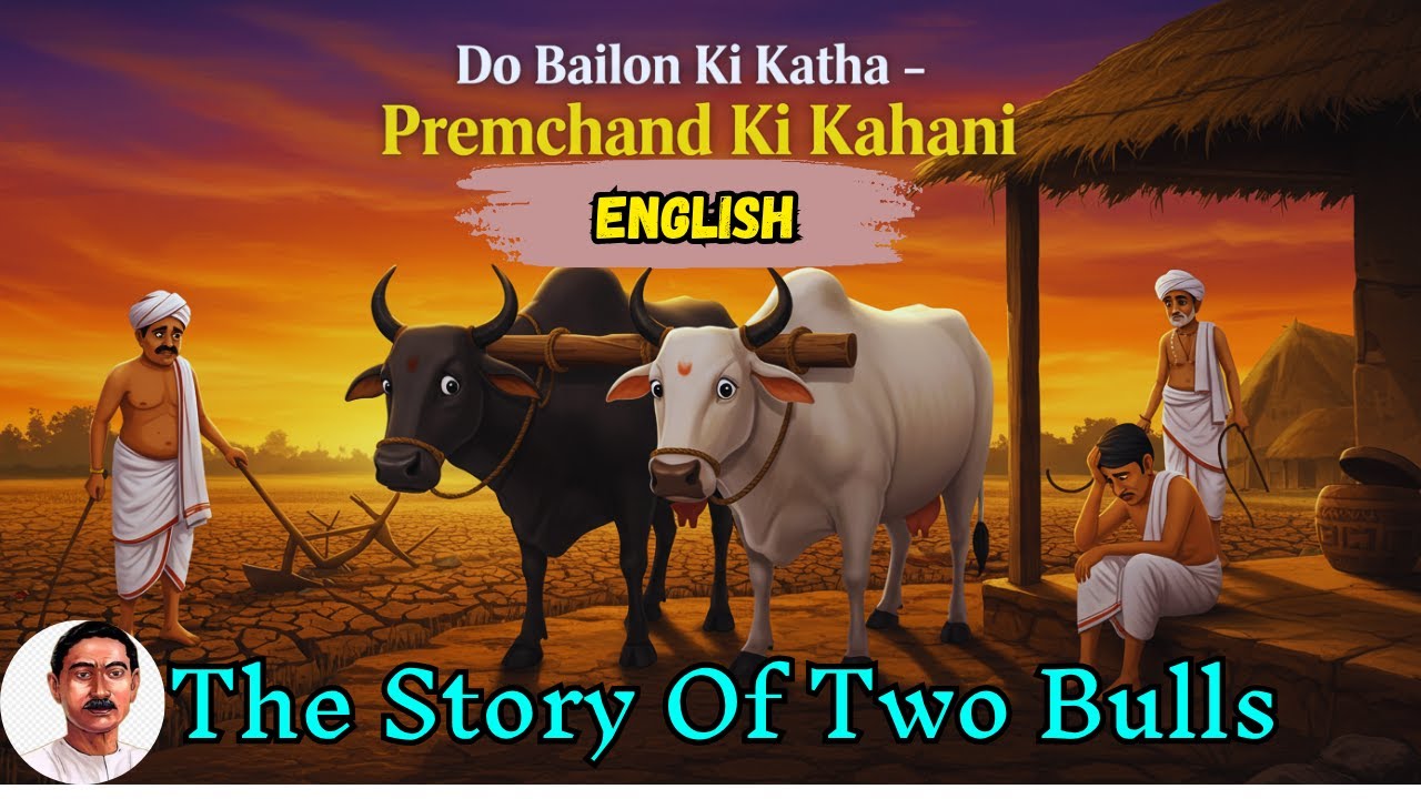 The Story of Two Bulls (Do Bailon Ki Katha)- Munshi Premchand | Moral Animated story in English