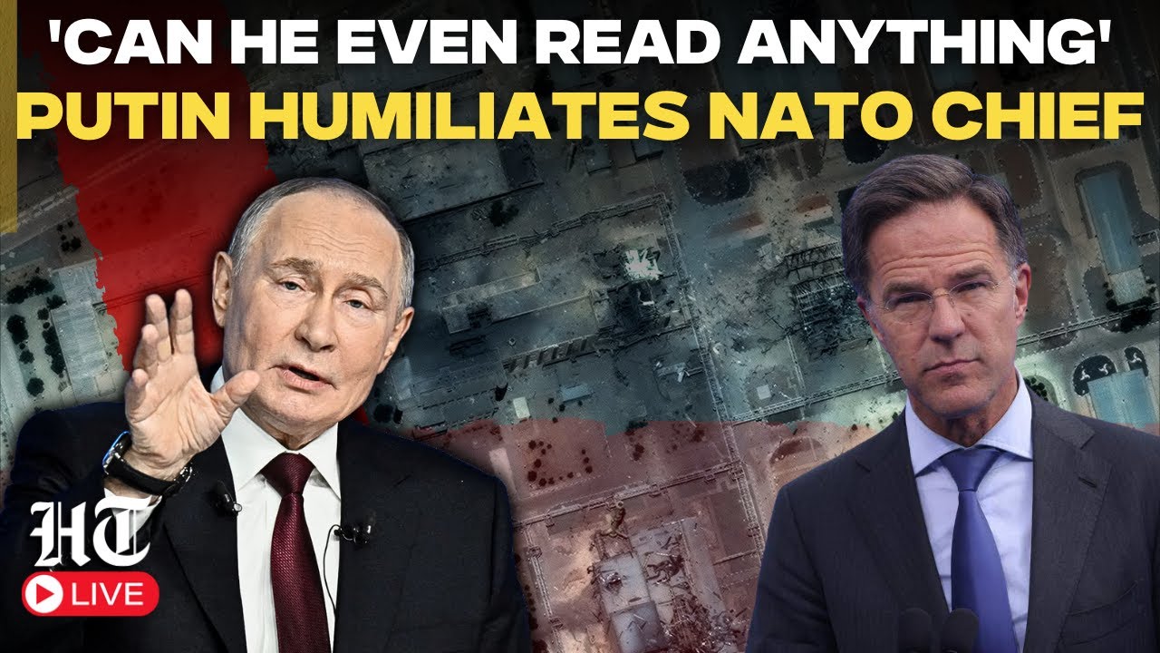 Putin Speech Live | Vladimir Putin HAMMERS NATO Chief Rutte Over  &lsquo;Russia to ATTACK Europe&rsquo; Rhetoric