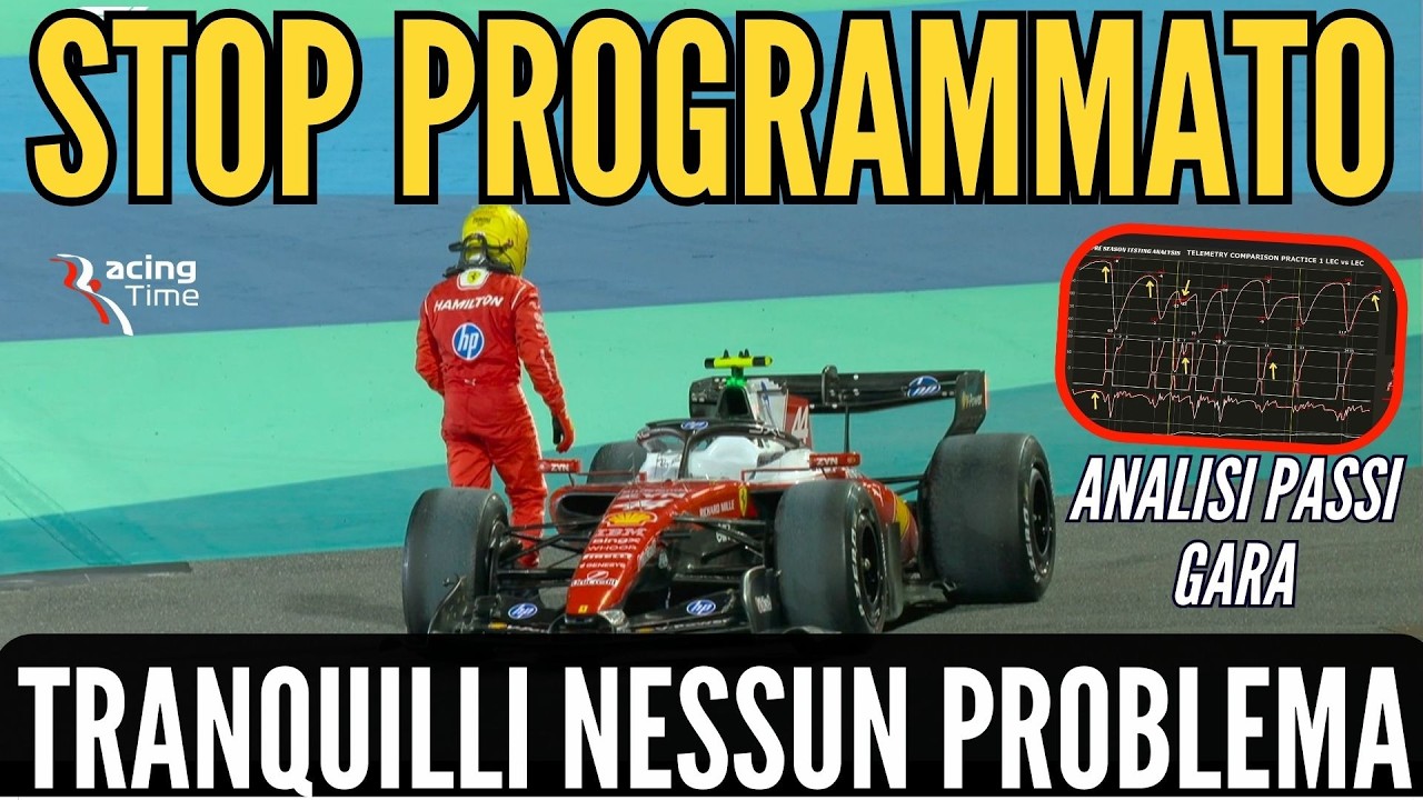 🔴F1 CONCLUSIONE TEST: FERRARI NESSUN PROBLEMA AL MOTORE - ANALISI PASSI GARA (scopriamo che...)⏱️🤔