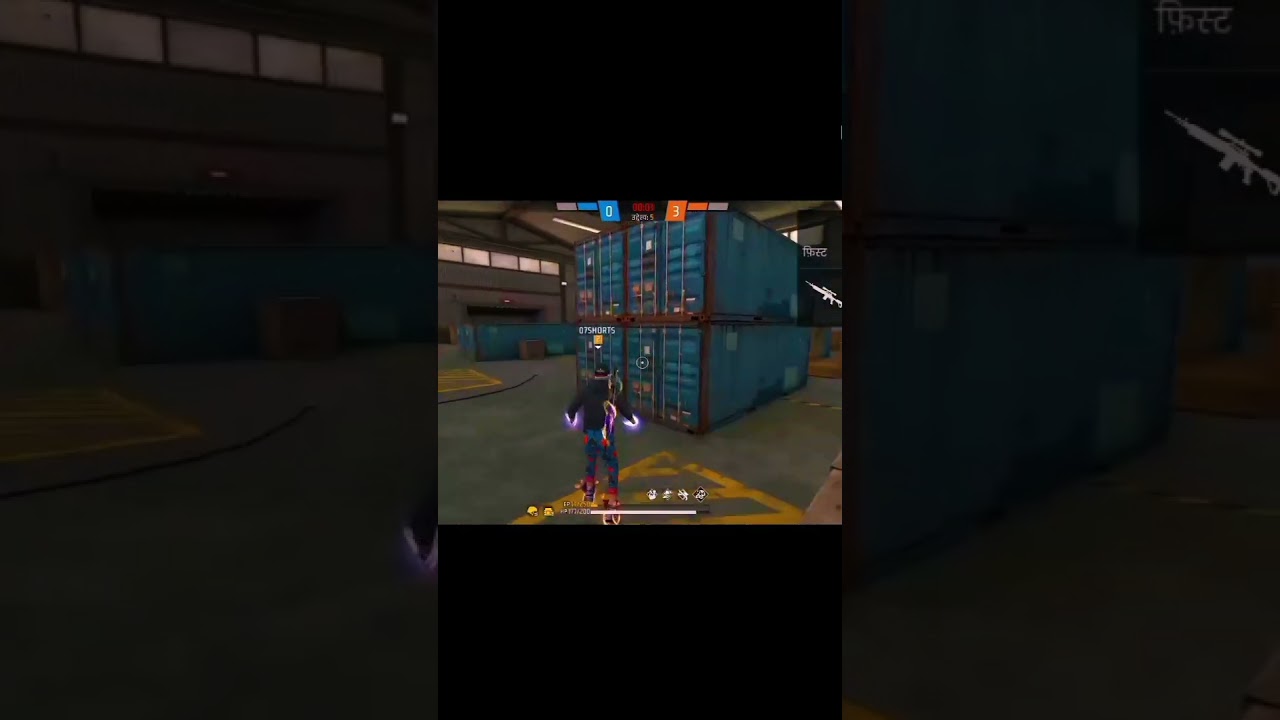 free fire 1v2 lone wolf me headshot video 📷