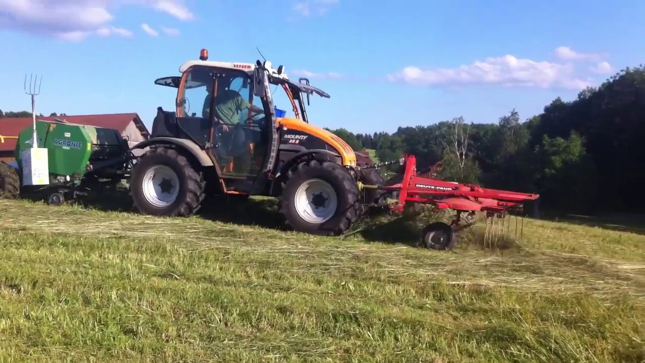 Agronic 60/70 Combi + Mounty 80S + Frontschwader, Minirundballen, mini round baler