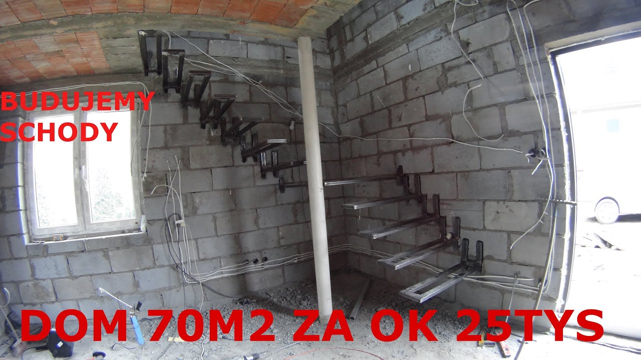 Dom 70m2 za ok 25 tys. Budujemy schody wiszące + UWAGA KONKURS :) Dom bez pozwolenia #11 #pawełwaga