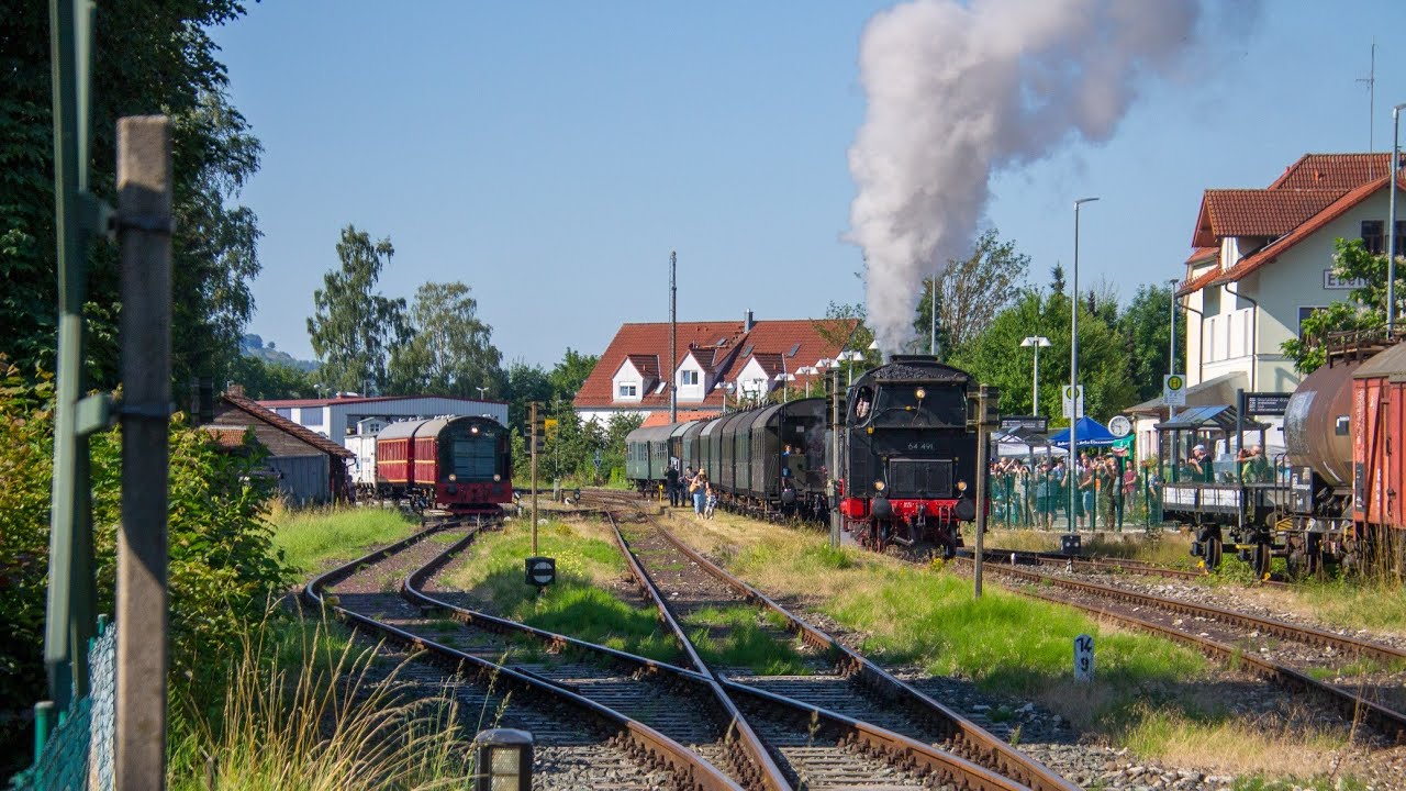 50 Jahre Dampfbahn Fränkische Schweiz | Bahnhofsfest Ebermannstadt 2024