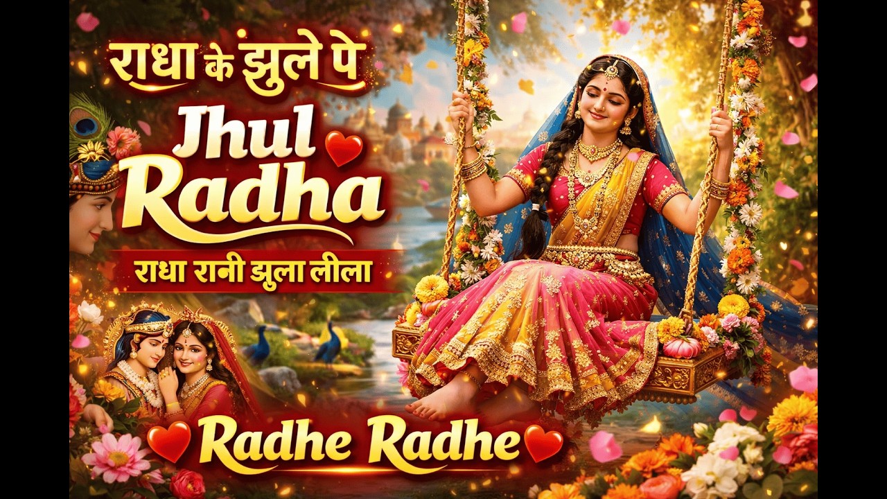 Radha Krishna Prem Bhajan|Radhe Radhe |Radha Rani Jhula Leela | Radha Ke Jhule Pe Jhul Radha Bhajan