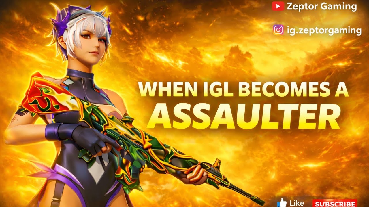 👽When IGL becomes a Assaulter 😁 || Zeptor Gaming || #bgmi 