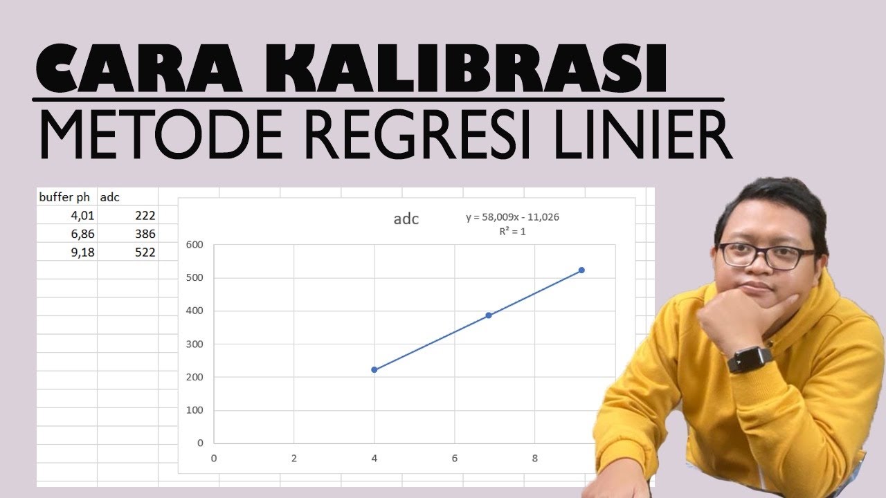 CARA KALIBRASI DENGAN METODE REGRESI LINIER