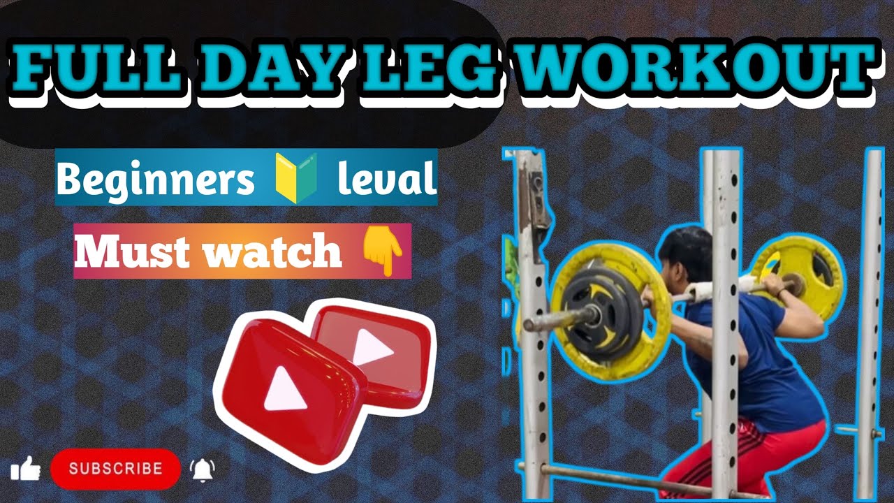 Big leg day workout for beginners | Full Leg workout video | Thai exercise | leg workout |