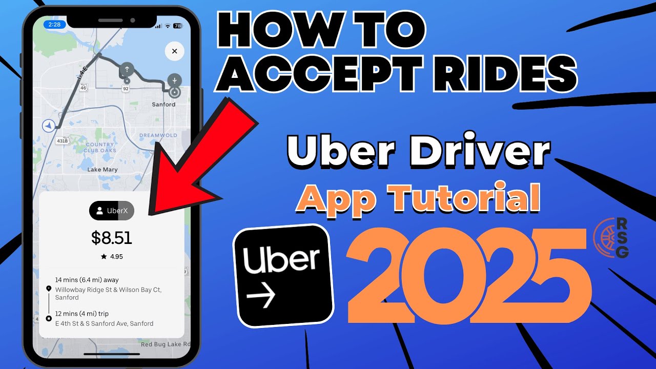 Как принимать заказы на поездки в приложении Uber Driver — обучение и руководство 2025