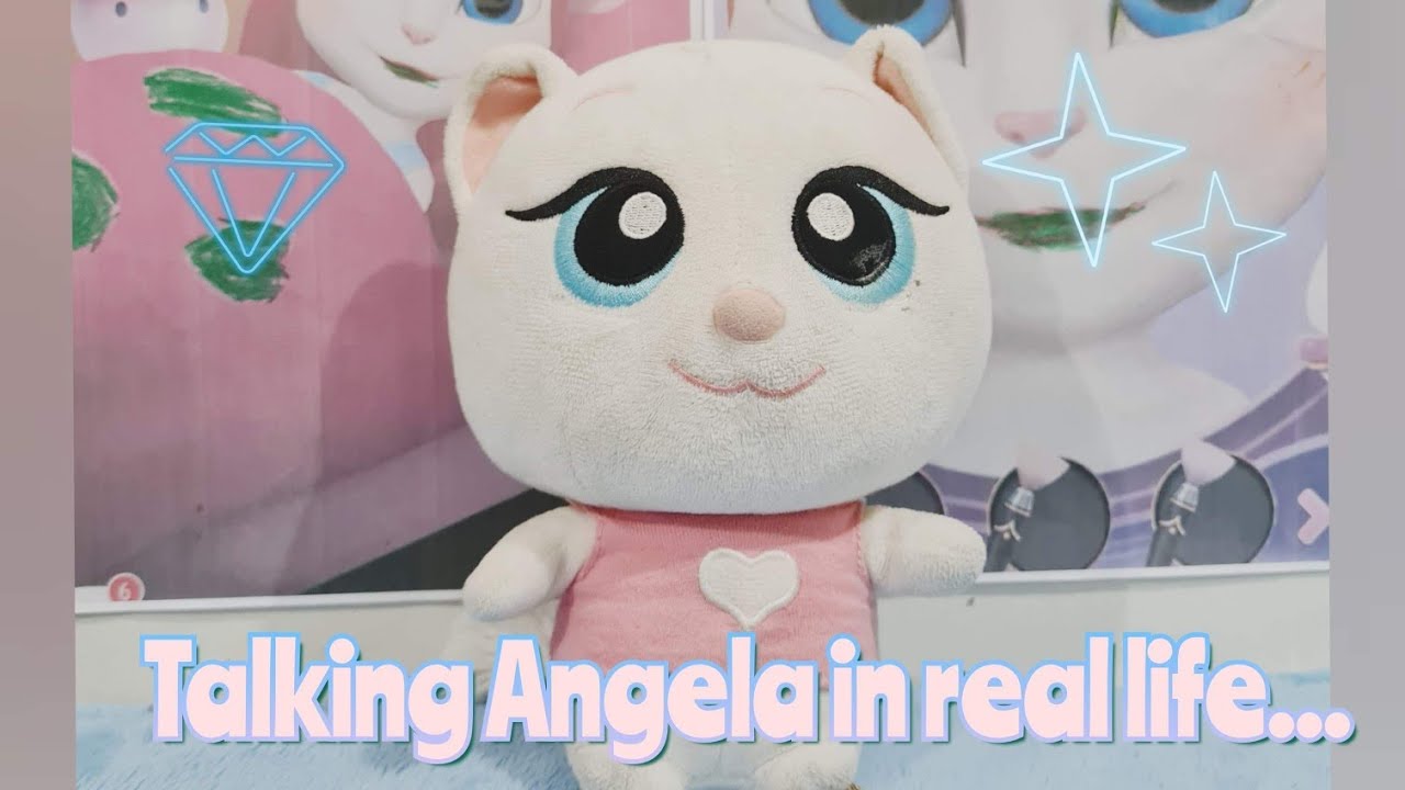 talking angela in real life dance in  my talking angela pink fairy music