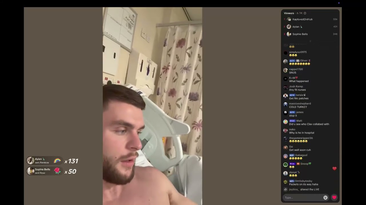 Edmatthews tiktok live in hospital 19th january 2026