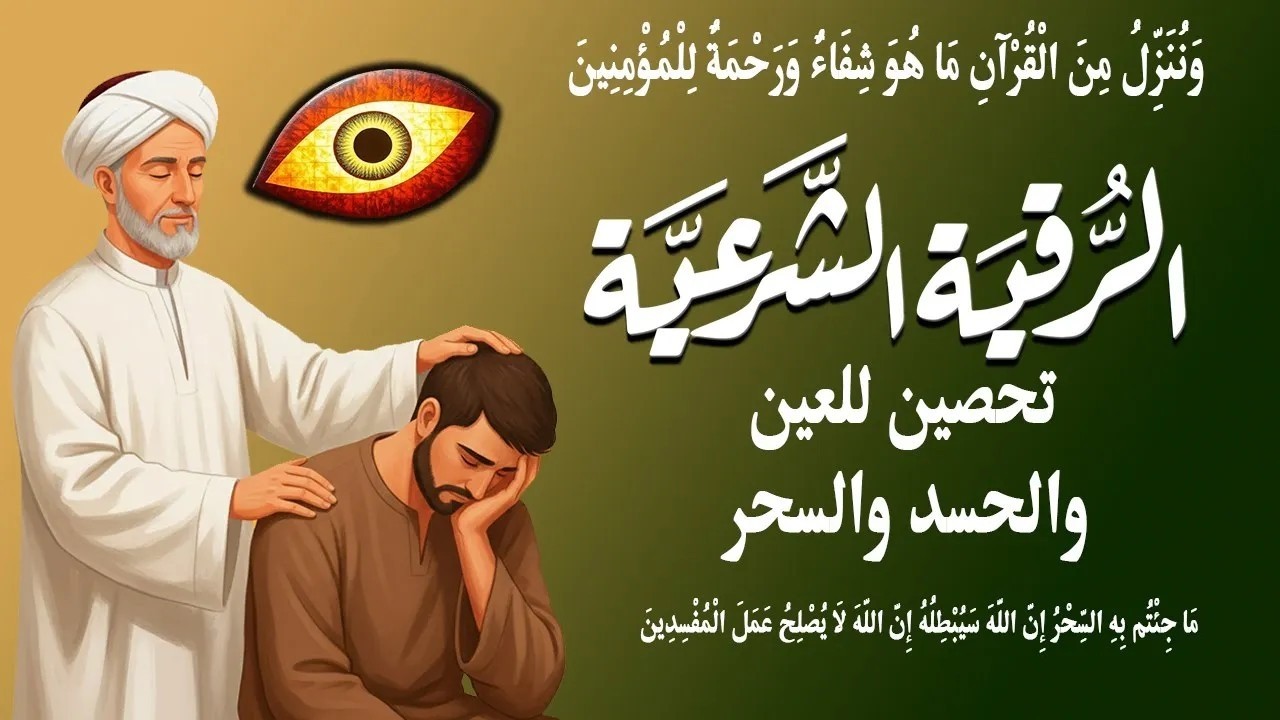 رقية  لخروج الحسد والعين والهم والغم والأمراض من جسمك بعد سماع لهذا الحرز المبارك- وراقب النتيجة
