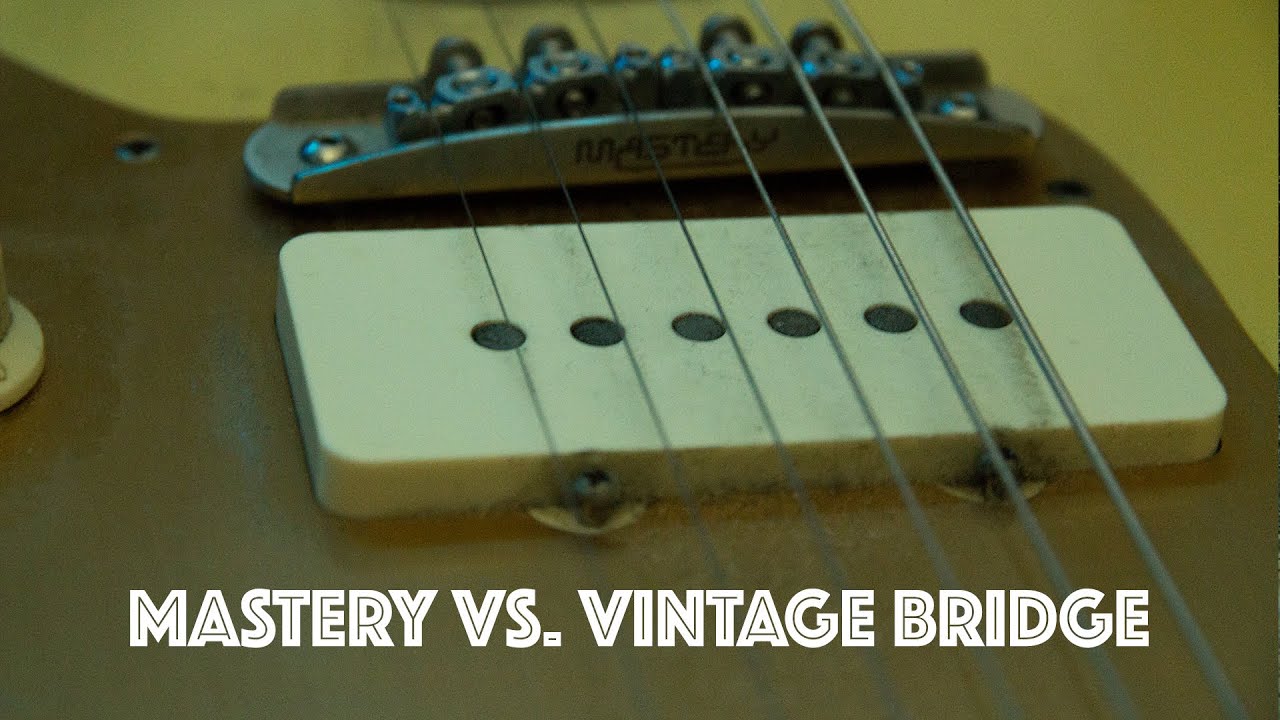 Jazzmaster Blind Bridge Comparison REVEAL