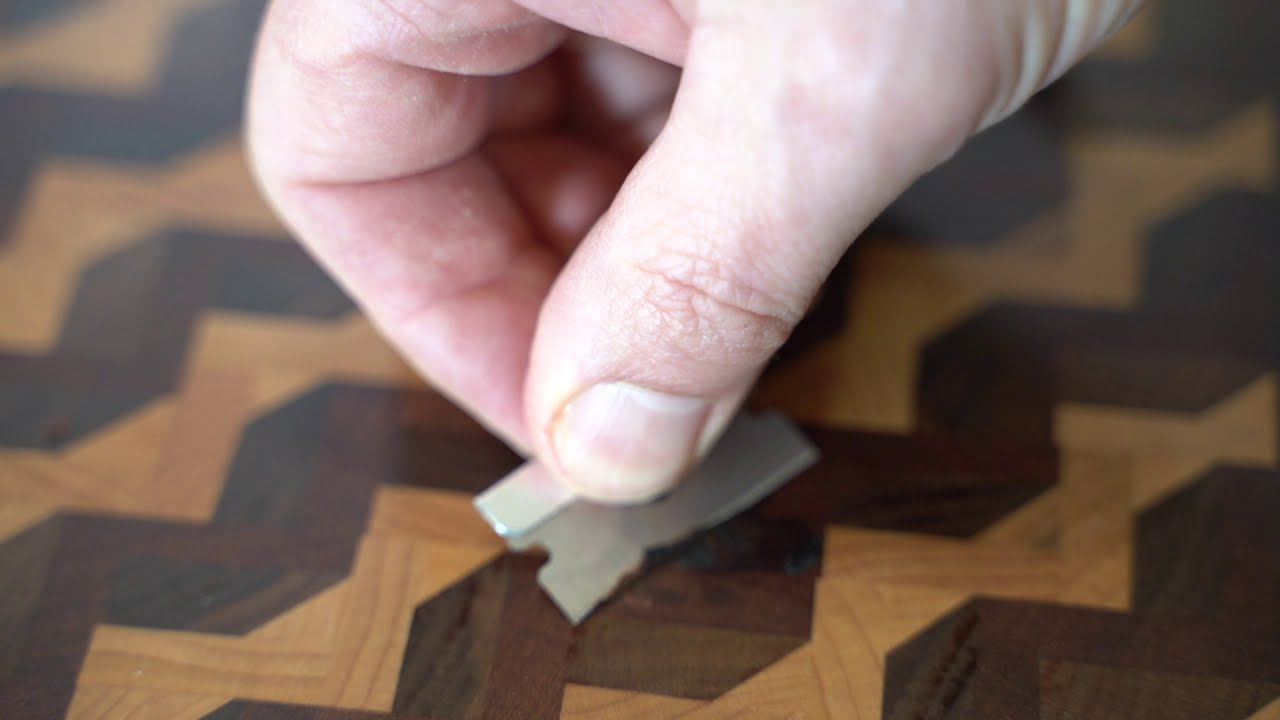 Use a Crayon to repair end grain cutting board.