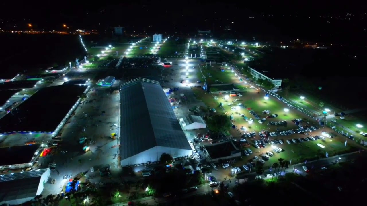 YSRCP Plenary area drone visuals || Night Time