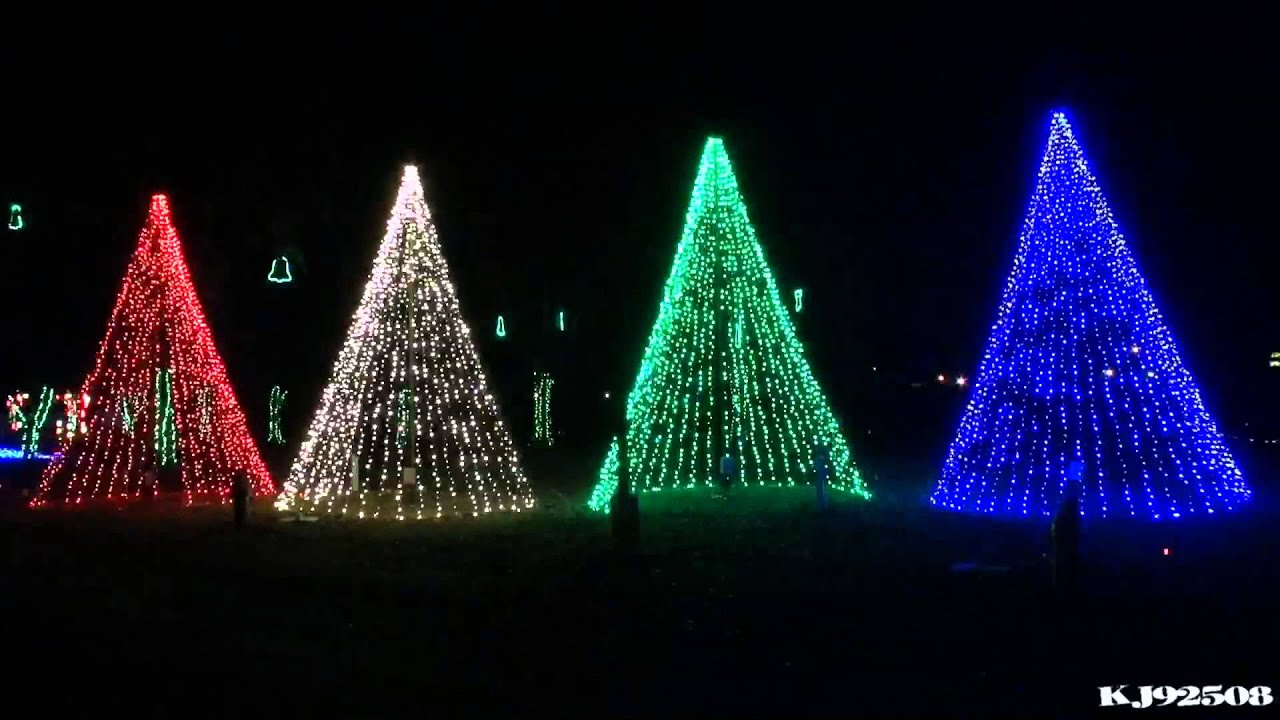 Christmas Light Show 2013 - Carol of the Bells (Nashville, TN)