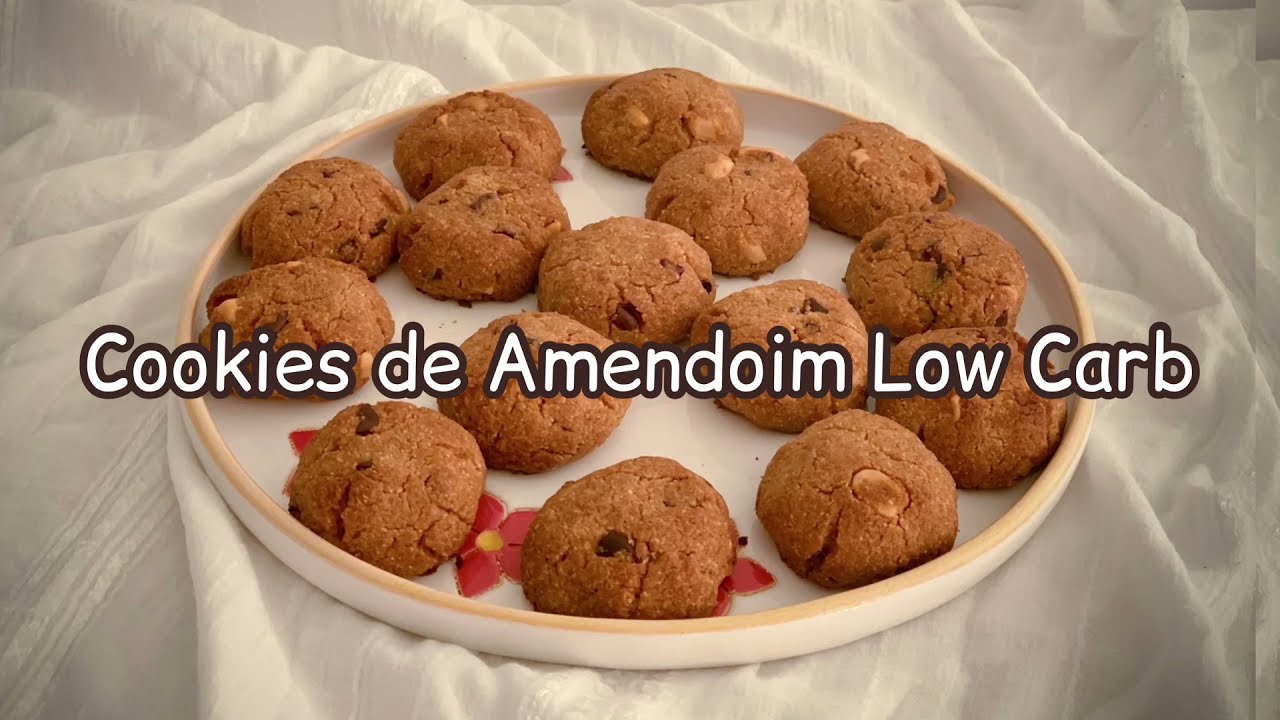 Cookies de Amendoim Low Carb | Sem Glúten e Sem Leite