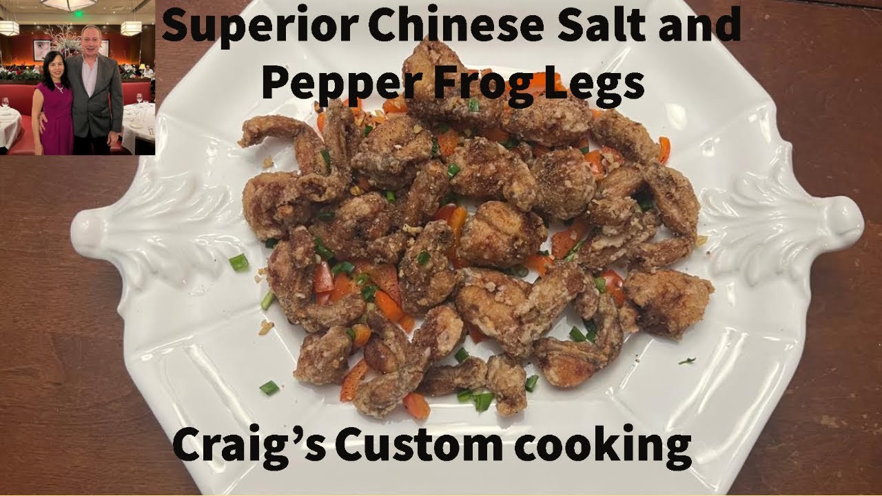 Superior Chinese Salt and Pepper Frog legs.