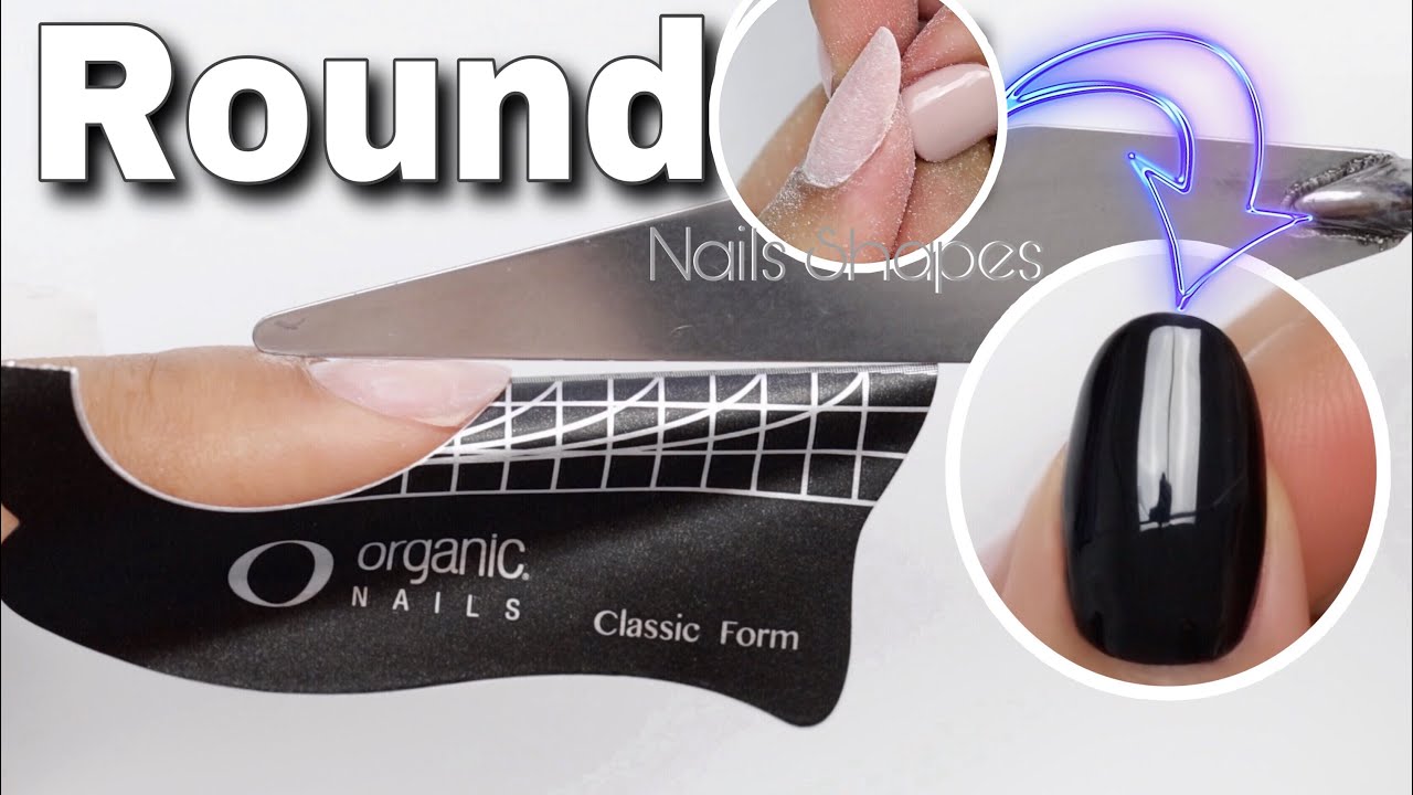 Uñas Redondas 💅🏻 Round Nails Shape tutorial