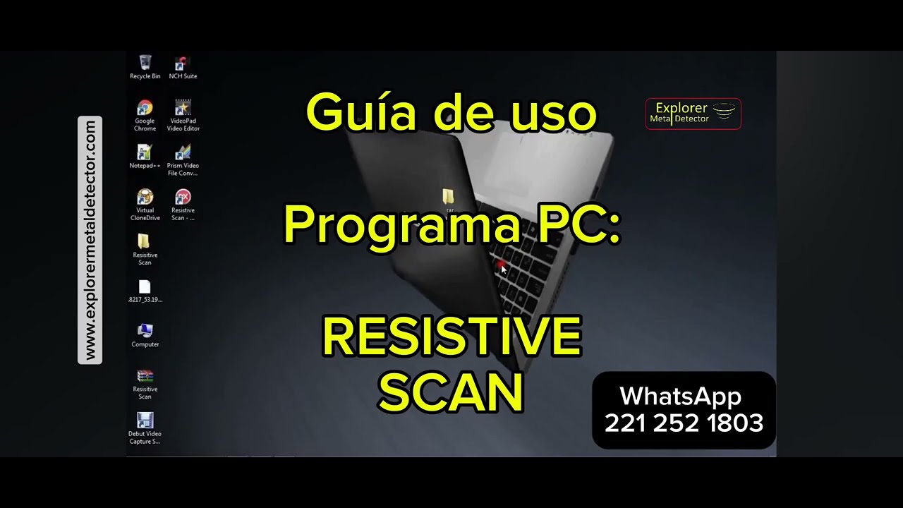 RESISTIVE SCAN uso del programa