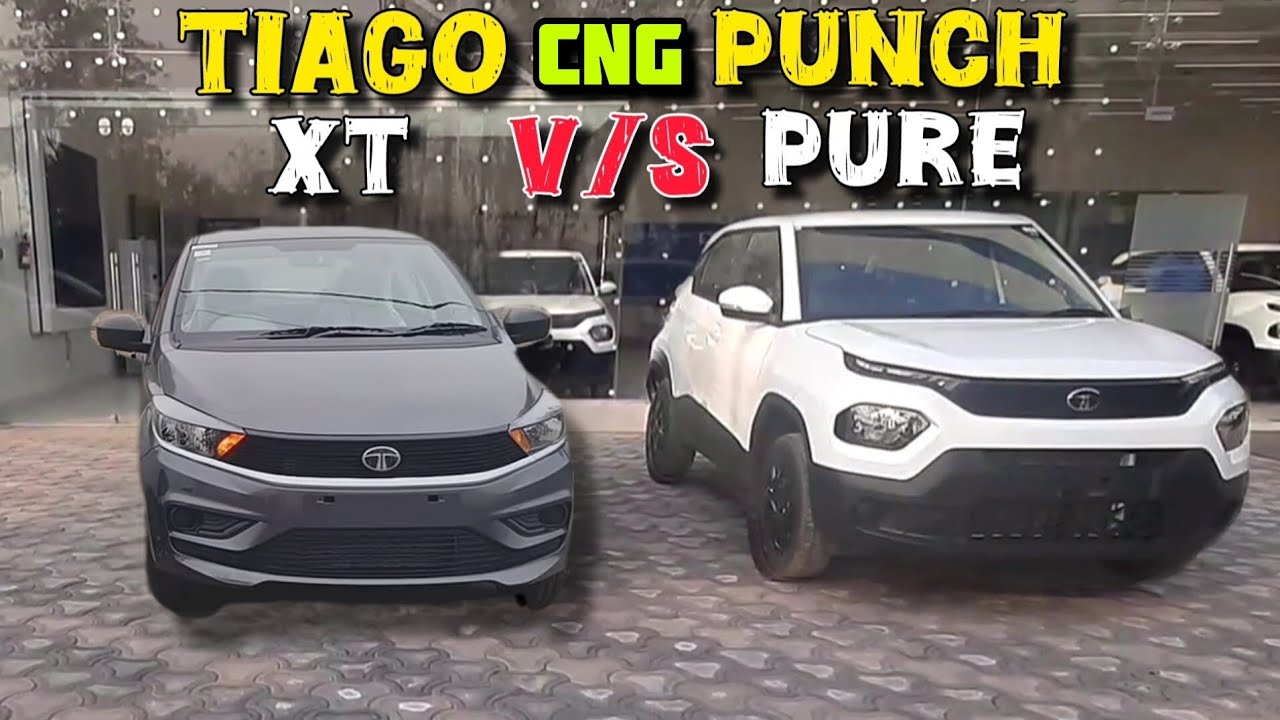 ₹8 lakh में CNG Tata Tiago xt vs Tata Punch Base model in 2025.