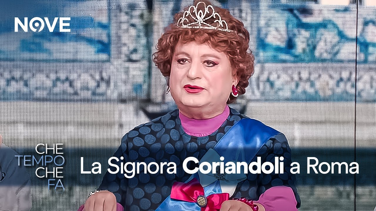 La Signora Coriandoli e l'esperienza a Roma | Che tempo che fa