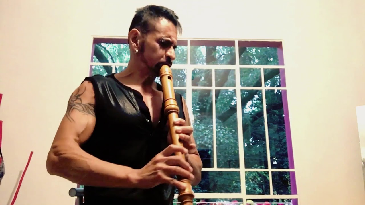 CPE Bach. Solo Flute Sonata in a minor: I Poco Adagio