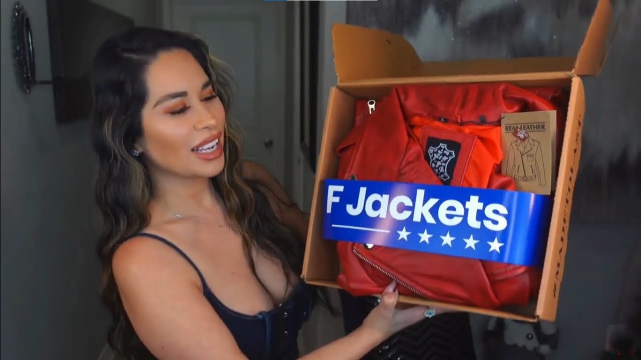 FJackets Honest Review - The Stunning Red Moto Leather Jacket!