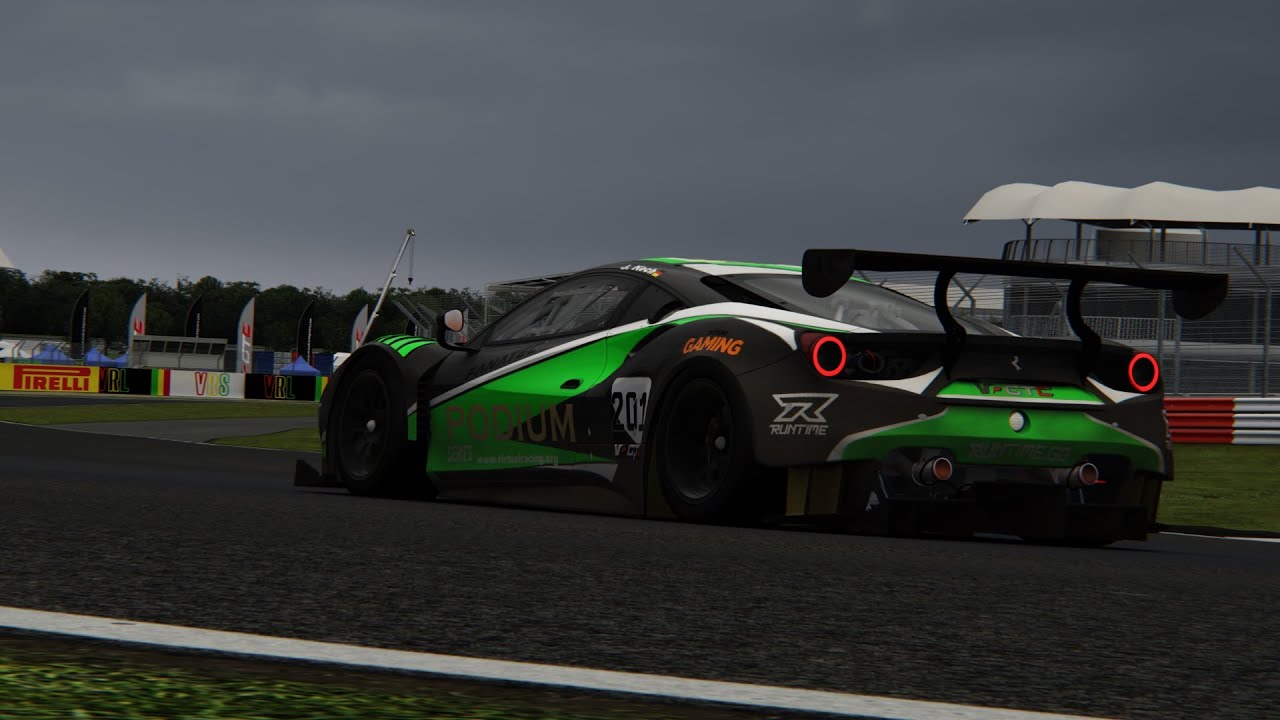 Assetto Corsa/Ferrari 488 Gt3 @ Silverstone  (1:58.595)