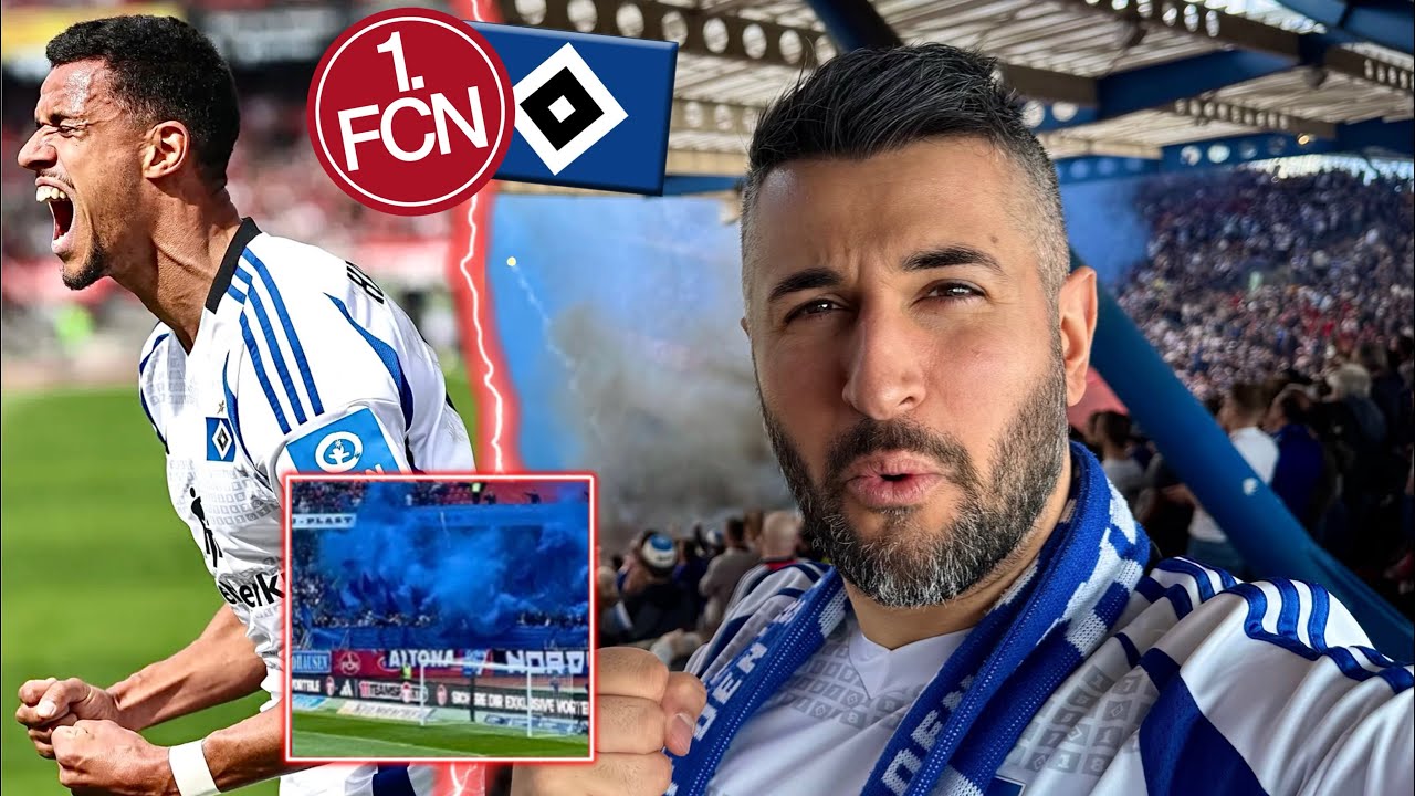 10.000 HSV-FANS NEHMEN NÜRNBERG EIN🧨💥 1.FC Nürnberg vs. HSV Stadionvlog | Bardia Barati
