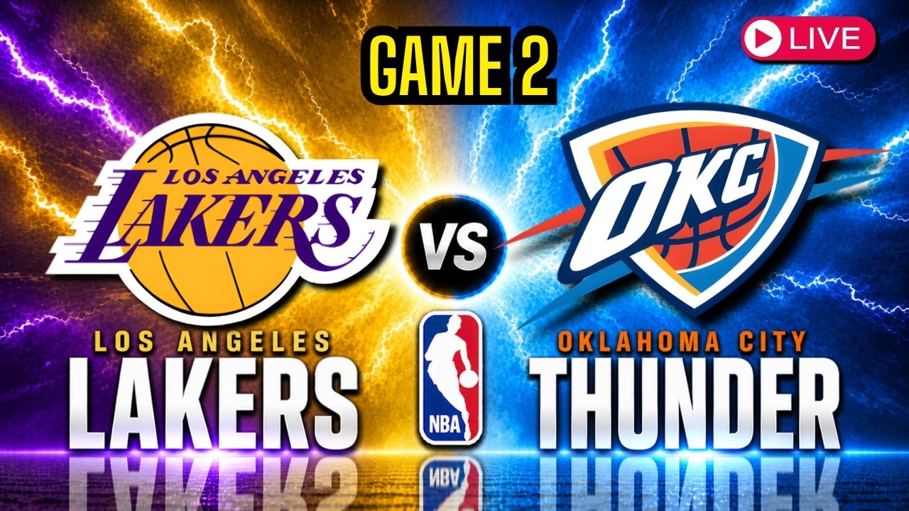Los Angeles Lakers vs Oklahoma City Thunder - Game 2 NBA Playoffs - Western Conference Semi Finals