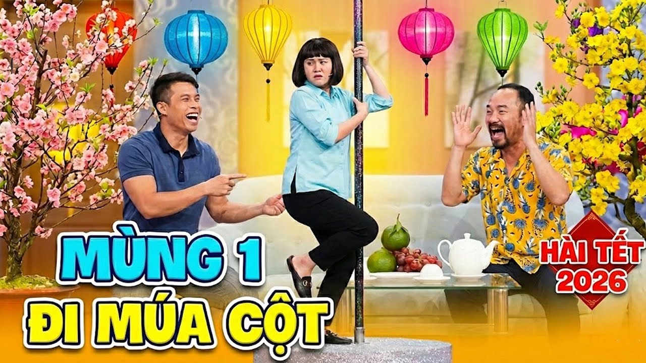 MÙNG 1 ĐI MÚA CỘT: Màn Khai Xuân Độc Lạ Của Gia Đình 7 Nụ Cười Xuân | 7 Nụ Cười Xuân 2026 | Hài Tết