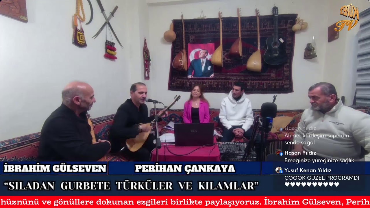 “SILADAN GURBETE TÜRKÜLER VE KILAMLAR”İbrahim Gülseven, Perihan Çankaya Konuk Candaşi
