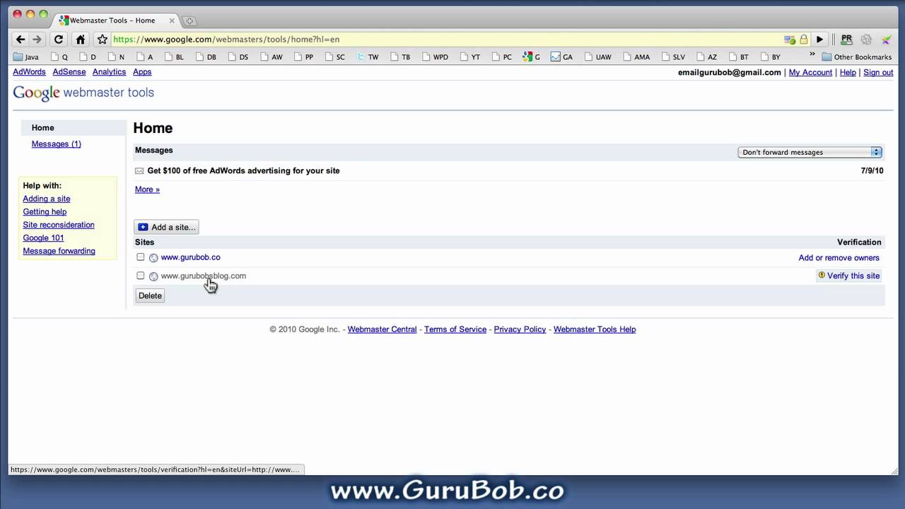 Set Geographic Target for a .co domain