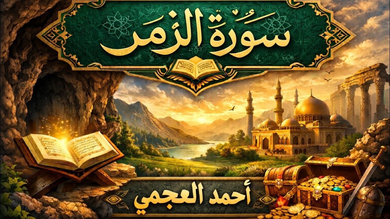 سورة الزمر | تسبيحات قرآنية بصوت أحمد العجمي – نداء يلامس القلب