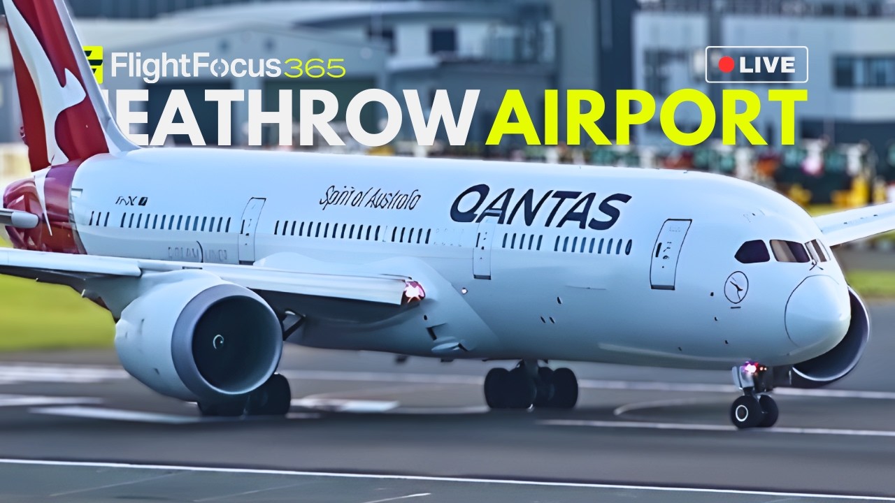 Heathrow Airport Live - Wednesday 18th March 2026