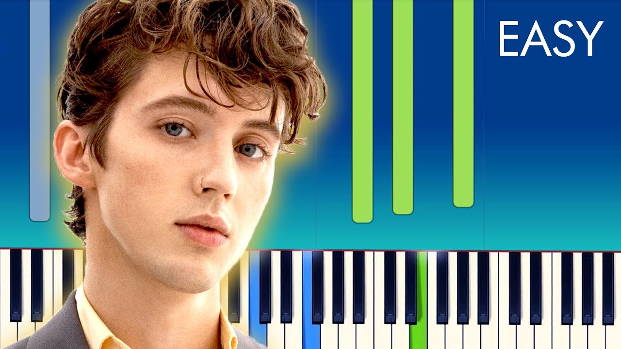 Troye Sivan - Easy - Piano Tutorial (Easy)