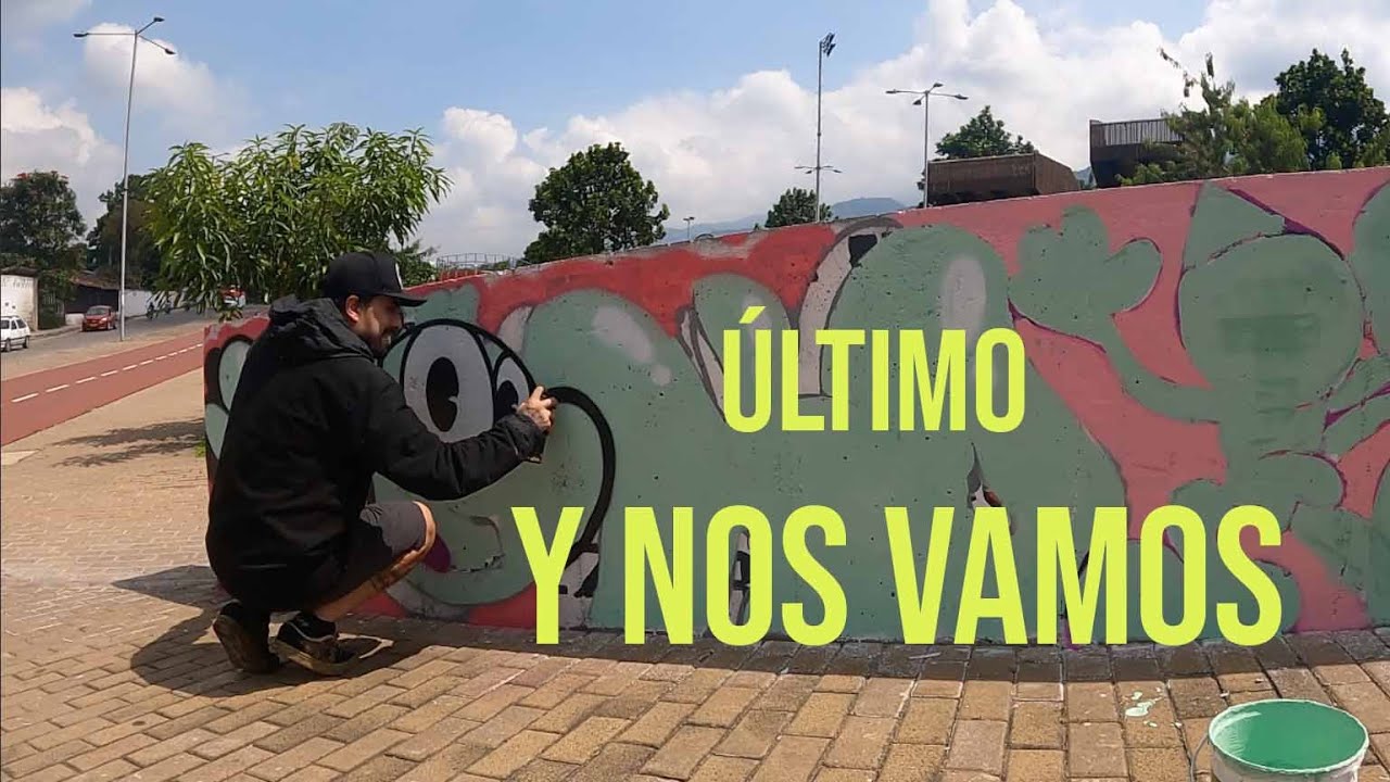 Cómo organizar 3 graffiteros en spot pequeño? último graffiti en Santander Colombia