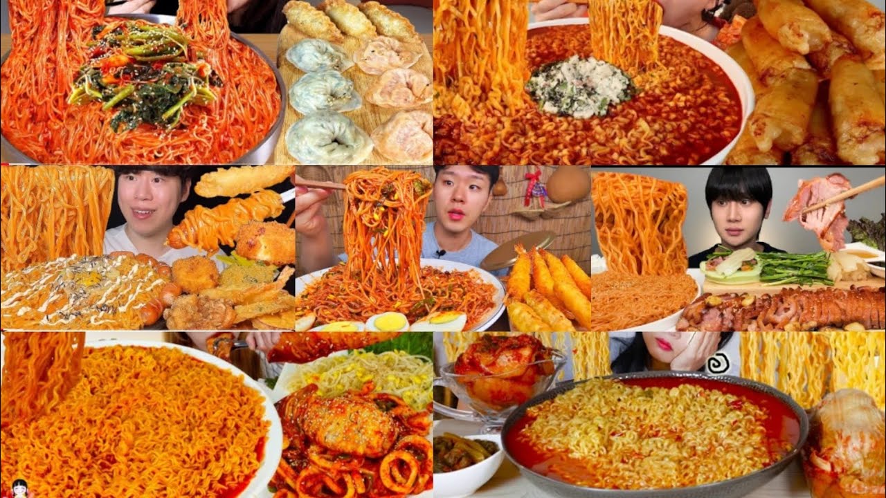 3X Speed Eating Sound MUKBANG | Ultimate Korean Street Food Challenge!