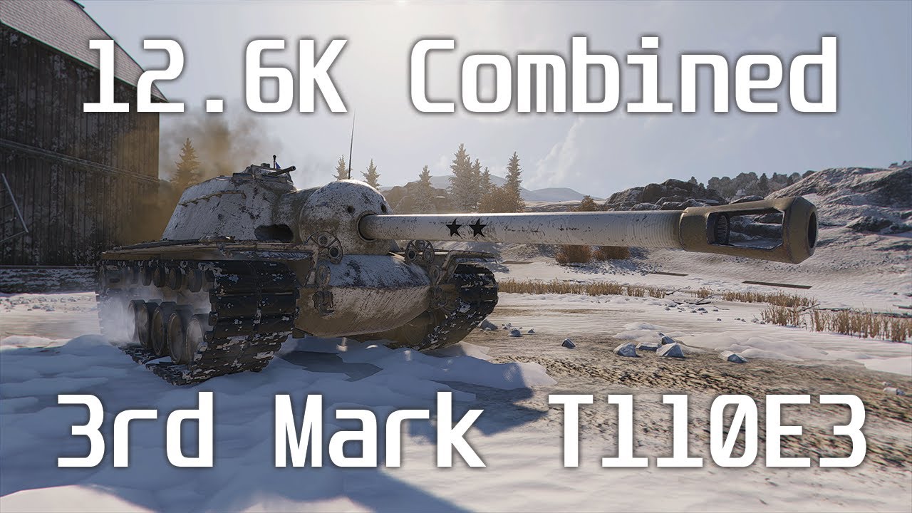 Wot Console - 12.6k Combined - T110E3 3rd Mark - Malinovka