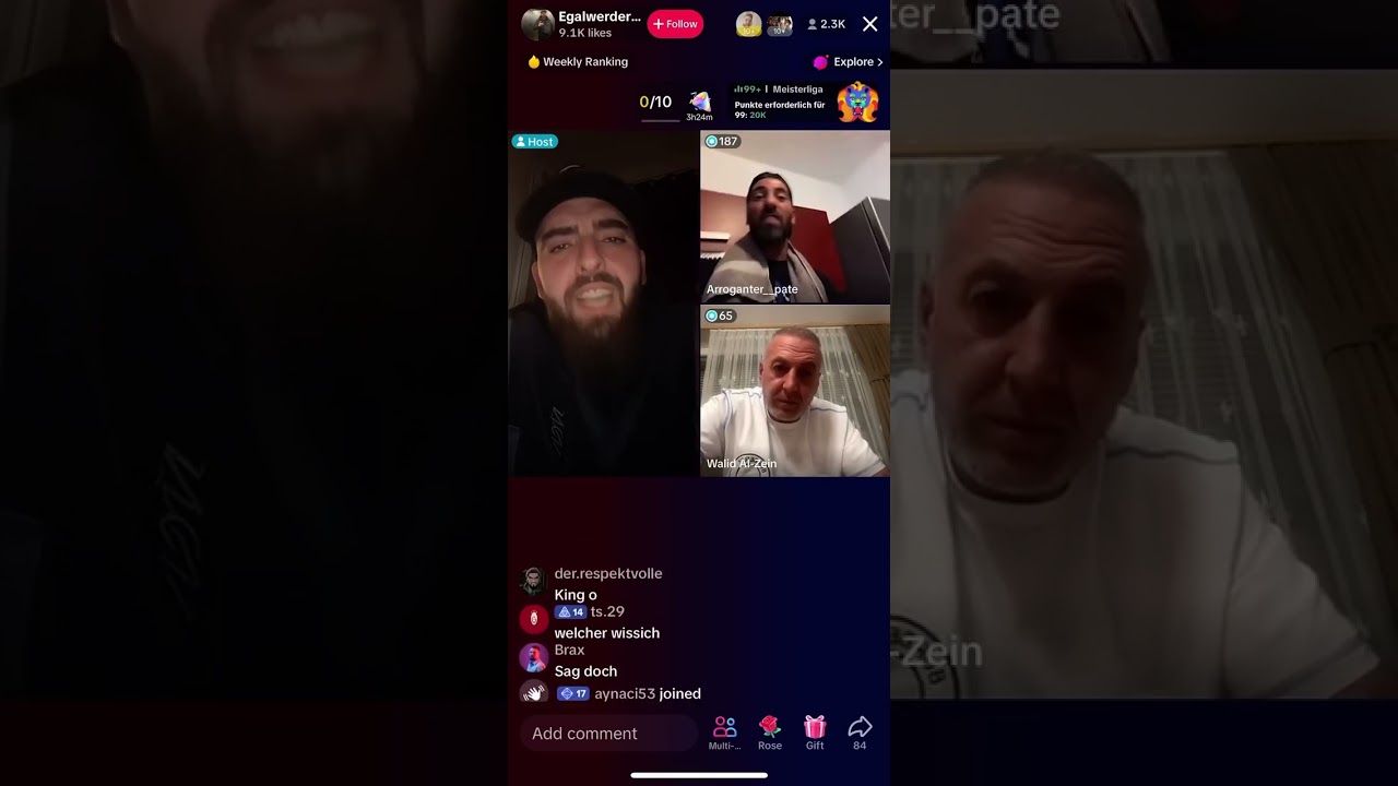 Arrogante Pate Beef mit Berliner eskaliert ! I TikTok Live Deutschland #tiktok #arrogantepate