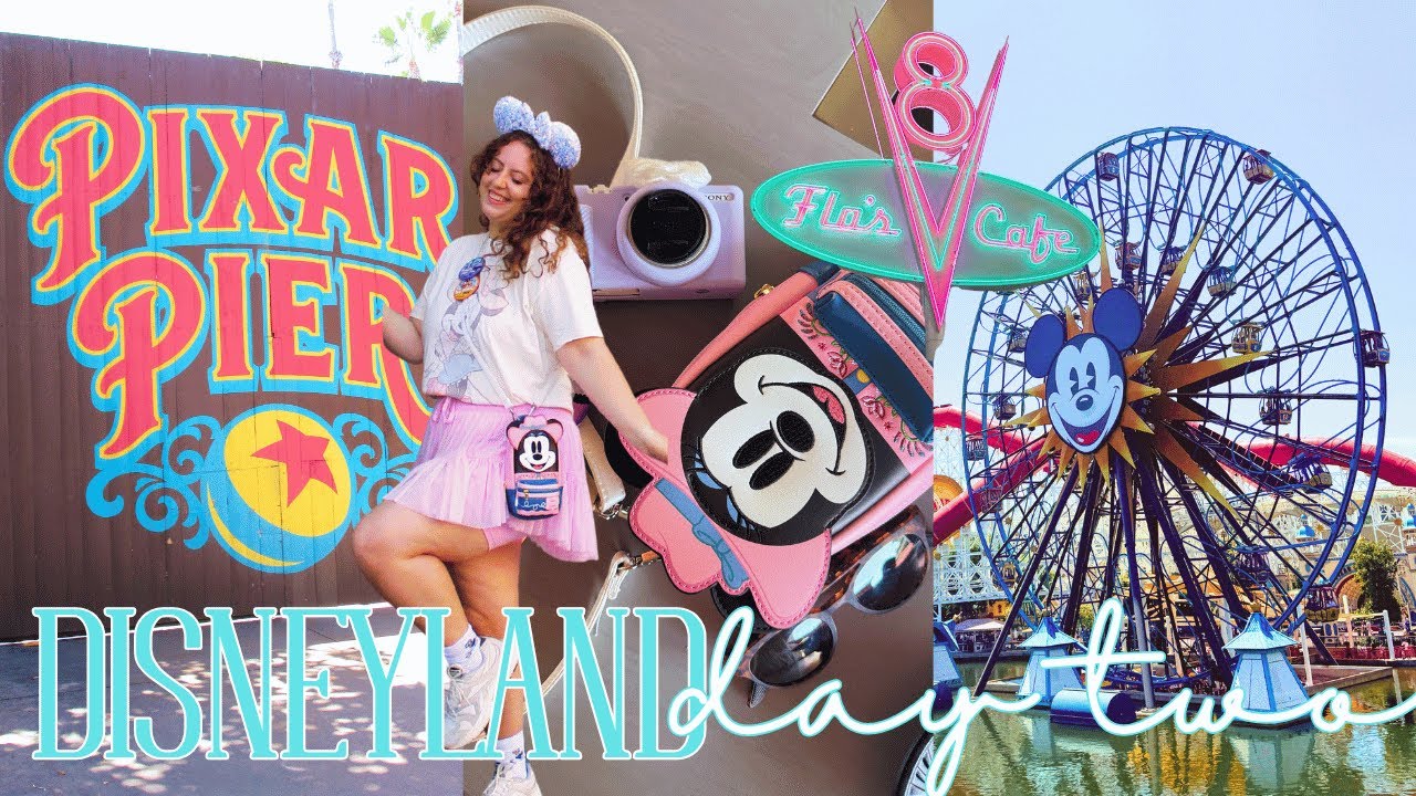 CALIFORNIA ADVENTURE VLOG 🐭✨🎡 Honeymoon Vlog, Pixar Pier, Cars Land, World of Color, & more!