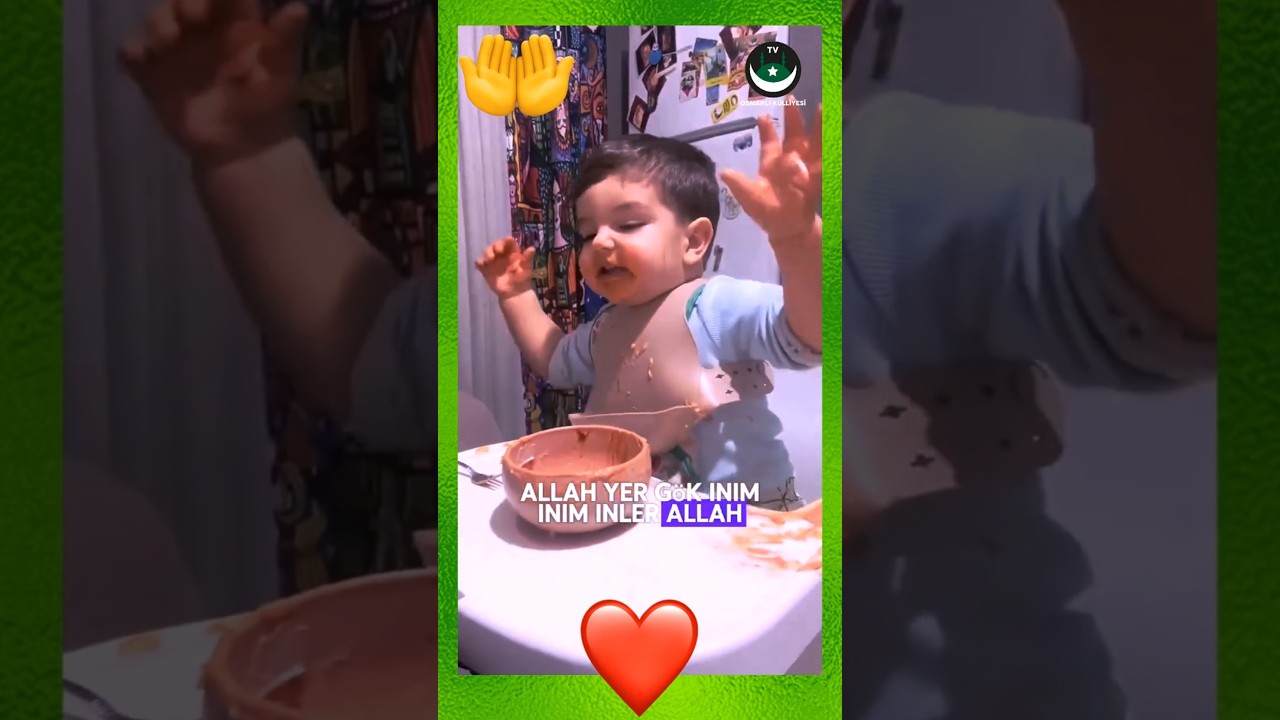Kabede Hacılar ilahisini herhalde en tatlı s&ouml;yleyen ufaklık 🤲Celal Hoca Ortalığı Karıştırdın🤗🤣