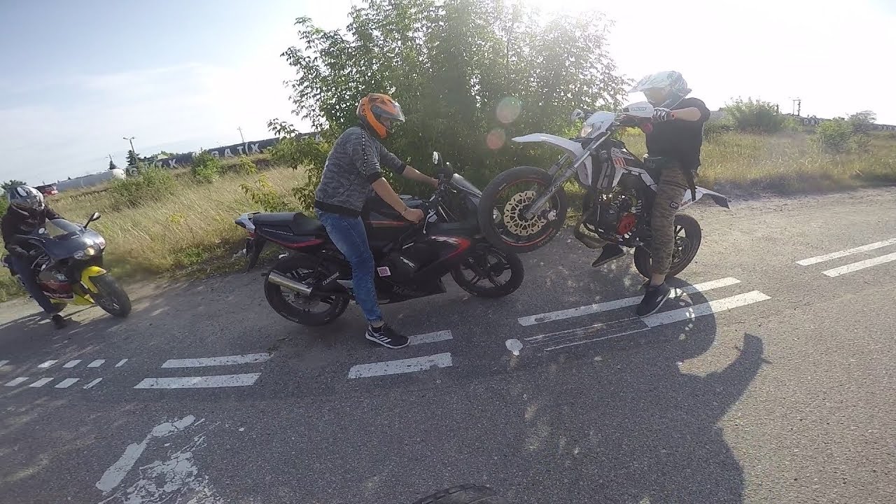 Dymy na placu | Daber wjechał w Boczka | TZR rozwalone // fani dopadli mnie pod makiem xD