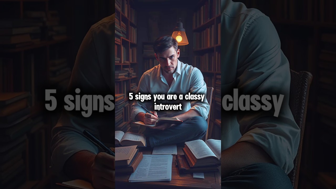 5 signs you are an elegant and classy introvert #shorts #motivation