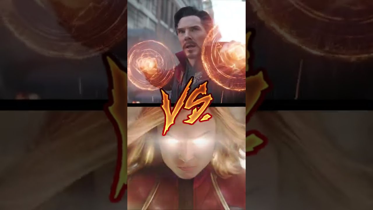 Dr Strange vs Captain Marvel - Who Wins? ⚔️🔥 | #shorts