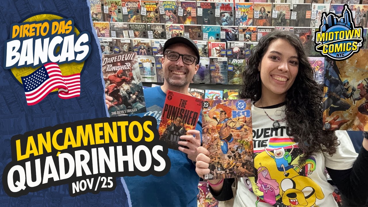 Direto das Bancas Internacional &ndash; As HQs do Momento nos EUA - Direto da Midtown Comics - Nov/2025